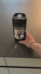 Vaso para proteína con motor eléctrico